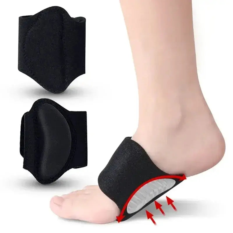 "1 Pair arch support inserts for flat feet – orthopedic foot pads for plantar fasciitis pain relief and high arch cushioning"