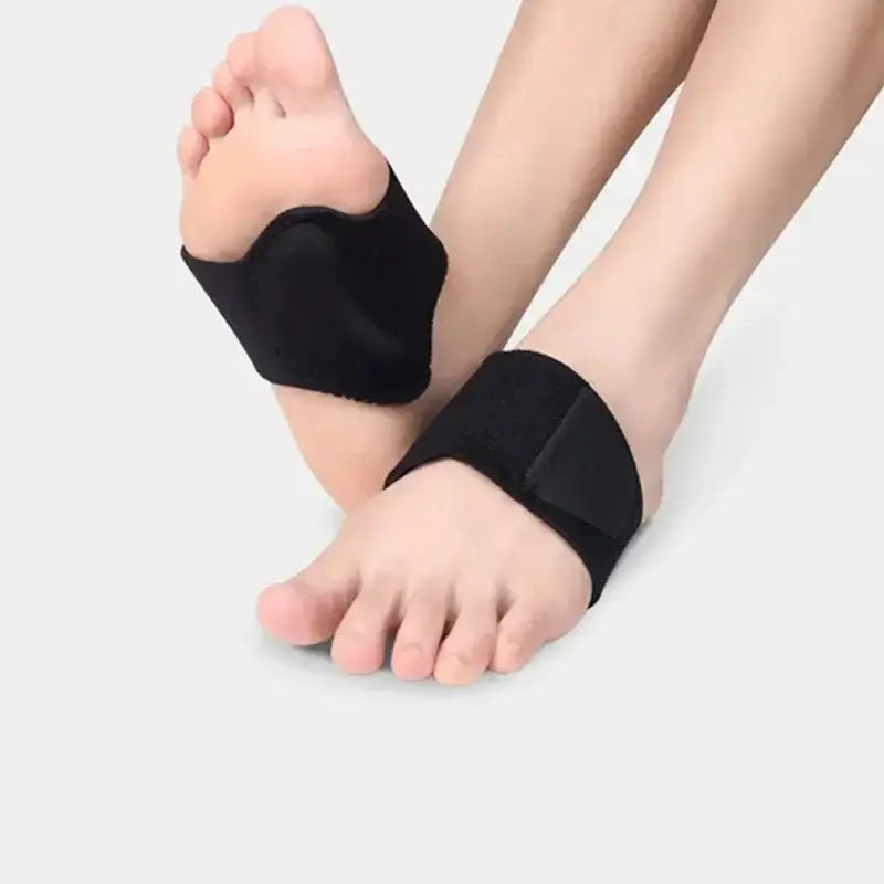 Arch support foot pads for flat foot correction, providing cushioning and pain relief for plantar fasciitis.