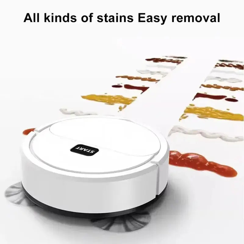 Aspirateur Robot Intelligent 3-en-1 Fully Automatic Sans Fil - Nettoyeur de Sol et Balayage pour un Usage Domestique, Mini Aspirateur Robot. Bantout.prod