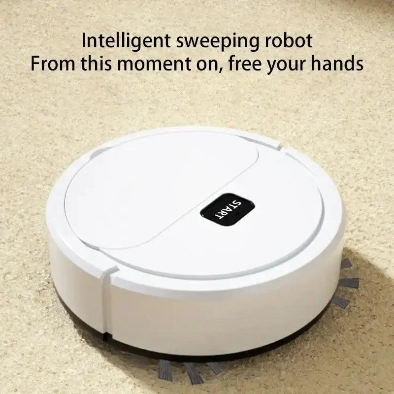 Aspirateur Robot Intelligent 3-en-1 Fully Automatic Sans Fil - Nettoyeur de Sol et Balayage pour un Usage Domestique, Mini Aspirateur Robot. Bantout.prod
