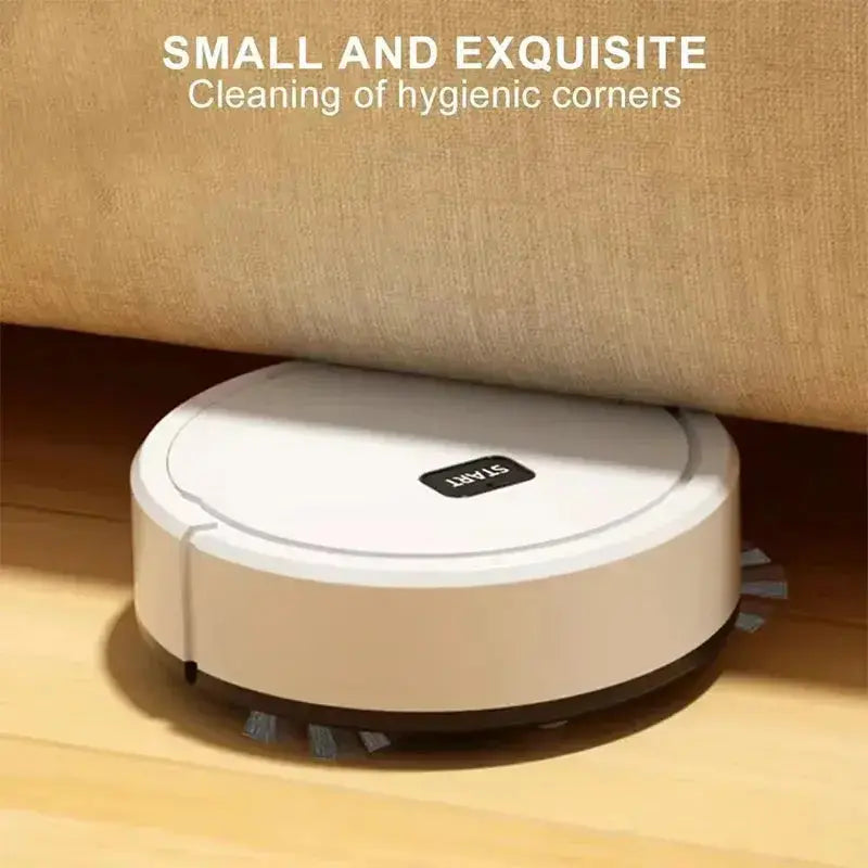 Aspirateur Robot Intelligent 3-en-1 Fully Automatic Sans Fil - Nettoyeur de Sol et Balayage pour un Usage Domestique, Mini Aspirateur Robot. Bantout.prod