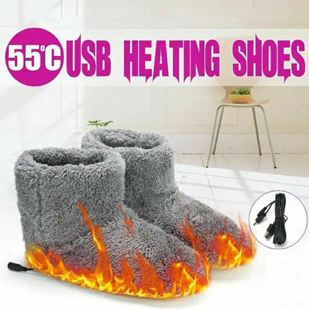 Chaussures chauffantes électriques USB d&