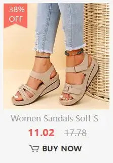 Sandales à plateforme pour femmes en vente, coloris beige, style décontracté avec 38% de réduction.