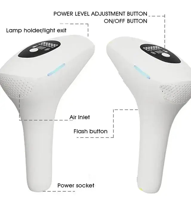 Épilateur laser permanent à 999 999 flashs pour bikini, appareil d&