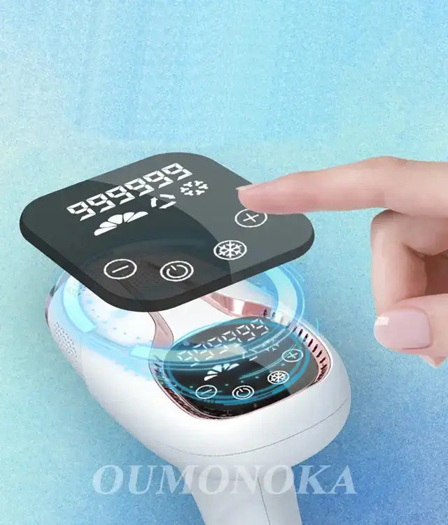 Épilateur laser permanent à 999 999 flashs pour bikini, appareil d&