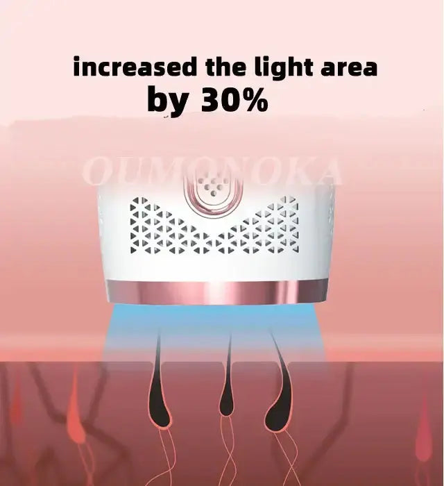Épilateur laser permanent à 999 999 flashs pour bikini, appareil d&