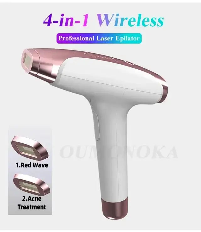Épilateur laser permanent à 999 999 flashs pour bikini, appareil d&