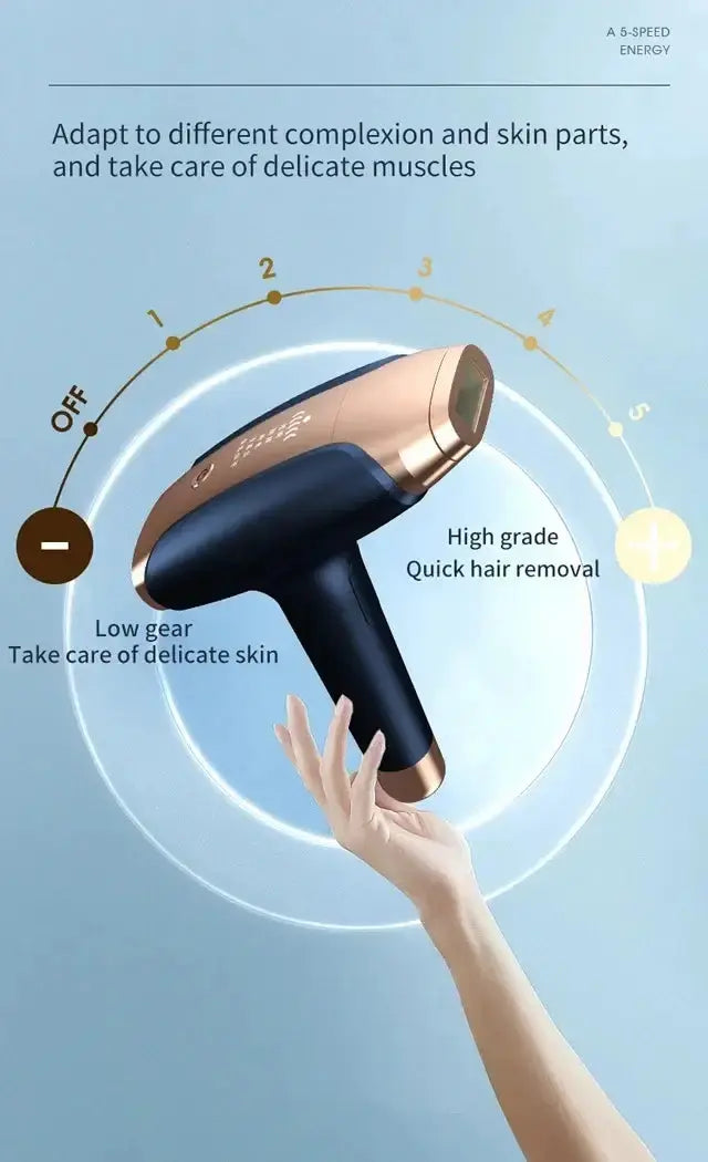 Épilateur laser permanent à 999 999 flashs pour bikini, appareil d&