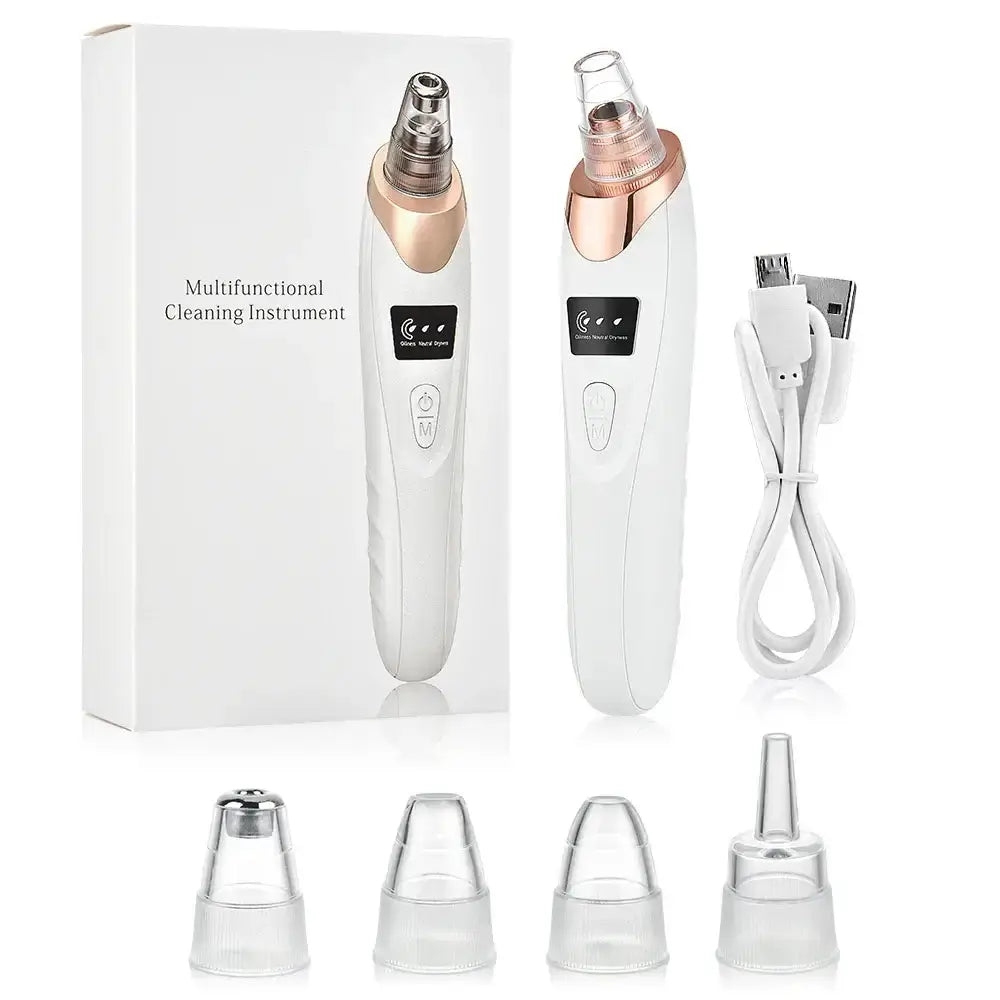 Extracteur de points noirs rechargeable USB avec embouts, nettoyeur facial multifonction DearBeauty.