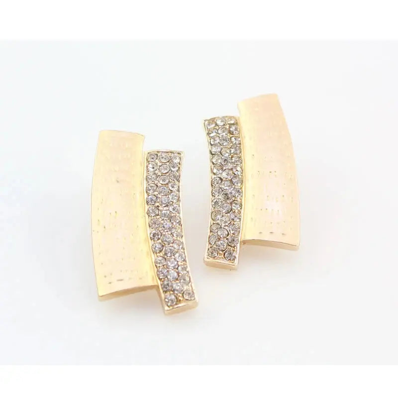 Fashion Wedding Bridal Crystal Rhinestone Jewelry Sets African Beads Dubai Gold Color Statement Jewellery Costume Bantout.prod