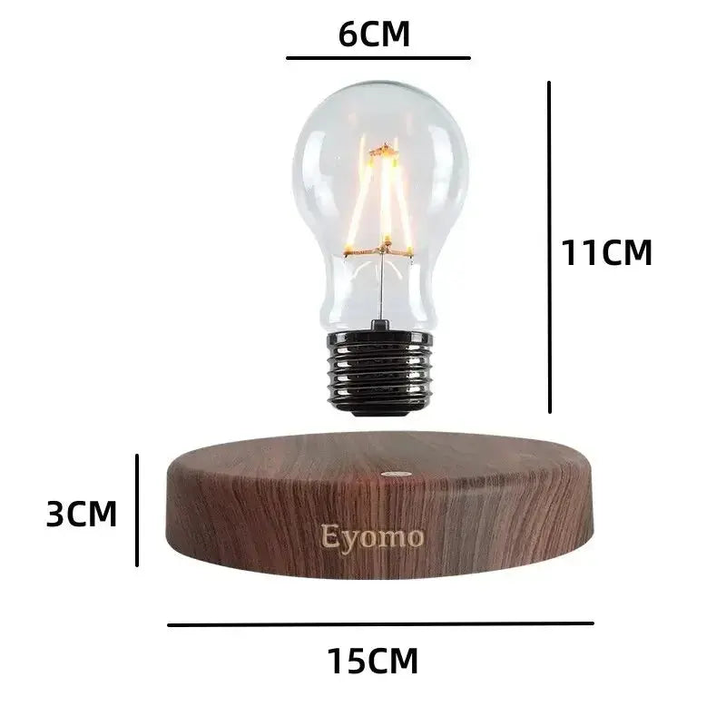 LED Magnetic Levitation Light Floating Glass Desk Lamp Creative Home Office Decoration Night Light Gift Bantout.prod