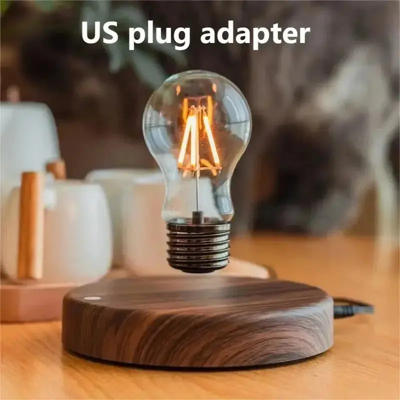 LED Magnetic Levitation Light Floating Glass Desk Lamp Creative Home Office Decoration Night Light Gift Bantout.prod