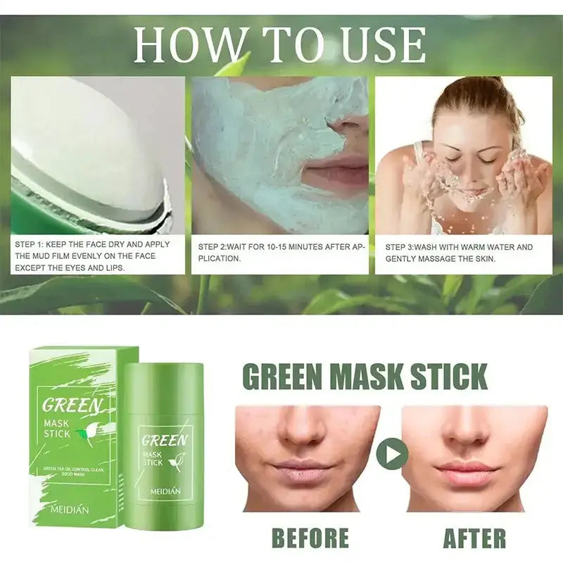 Masque solide au thé vert Bantout.prod