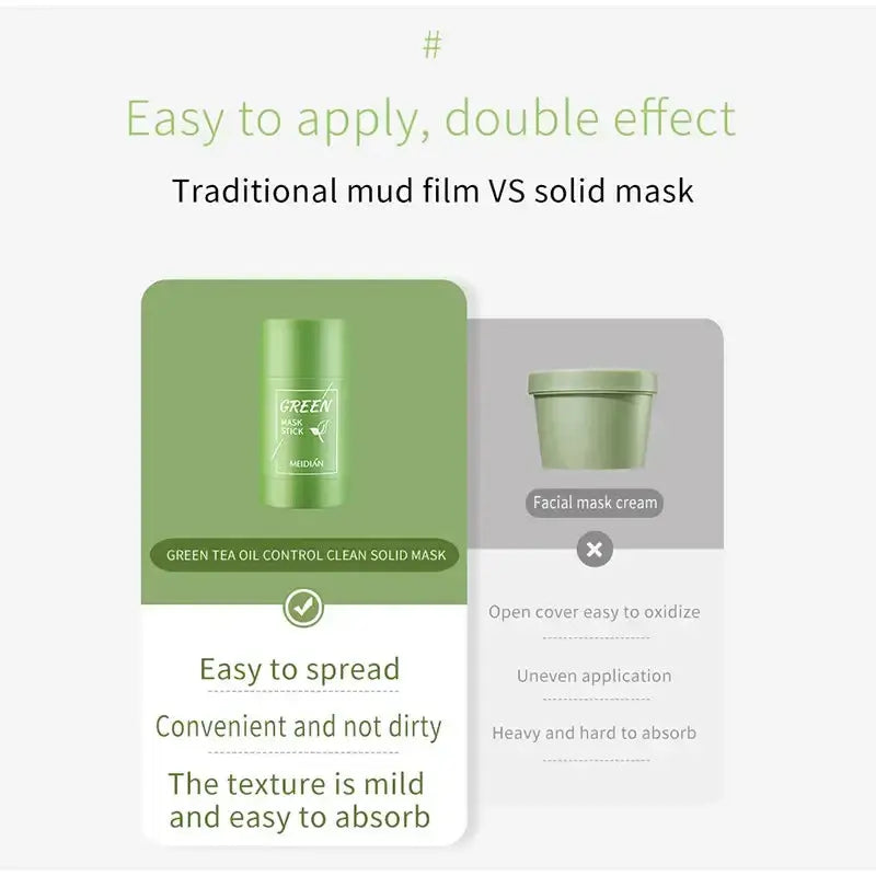 Masque solide au thé vert Bantout.prod