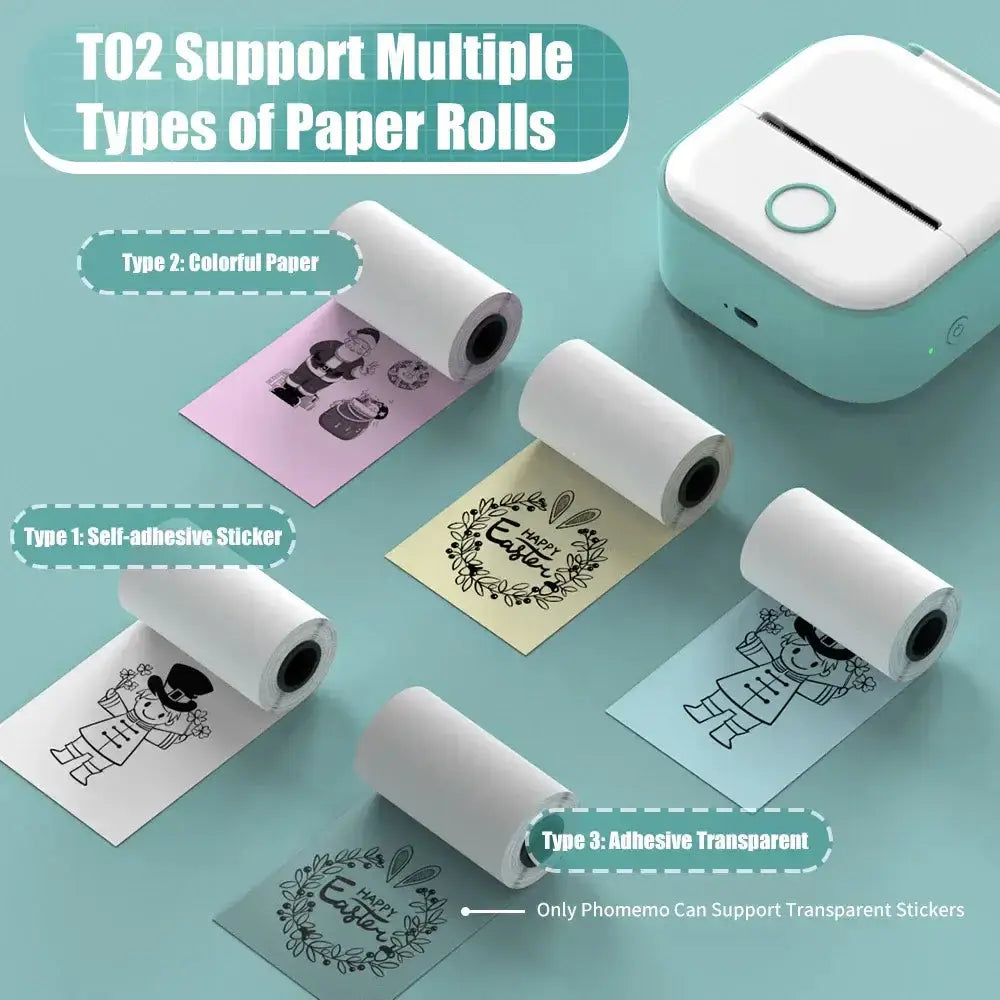 Mini imprimante portable Imprimante thermique de poche Bantout.prod