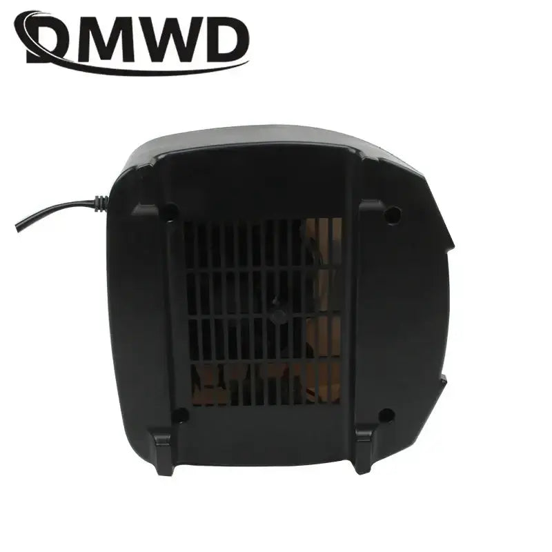 Vue arrière du mini sèche-linge portable DMWD, design compact et ventilations pour un séchage efficace.