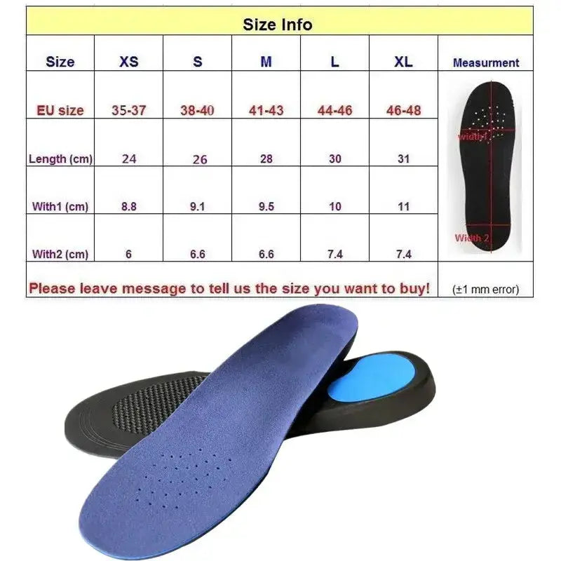 Orthotic Gel High Arch Support Insoles Gel Pad EVA Arch Support Flat Feet For Women / Men orthopedic Foot pain Unisex - Bantout.prod