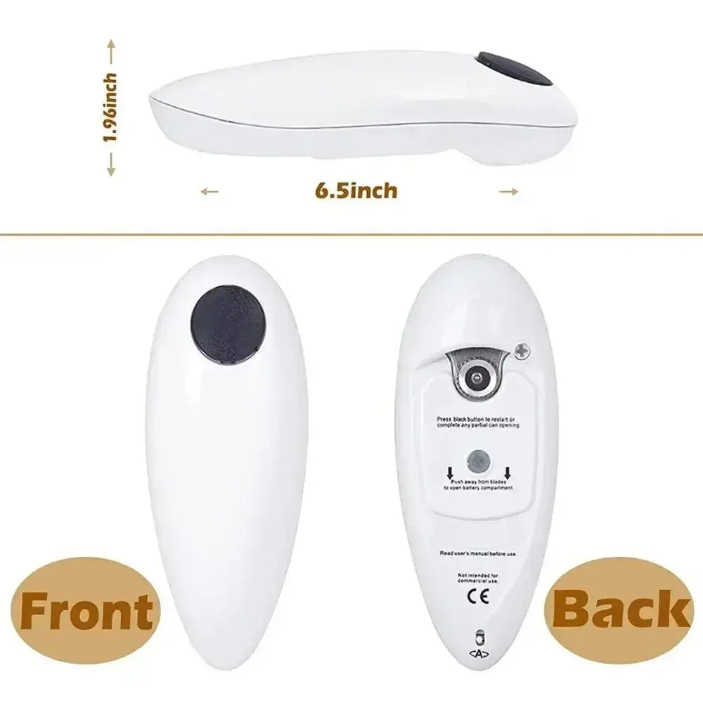 Ouvre-boîte électrique Ouvre-boîte manuel Ouvre-bouteilles Outil de cuisine Pas de bords tranchants Ouvre-bocaux portatifs Gadgets de cuisine Ouvre-boîtes Bantout.prod