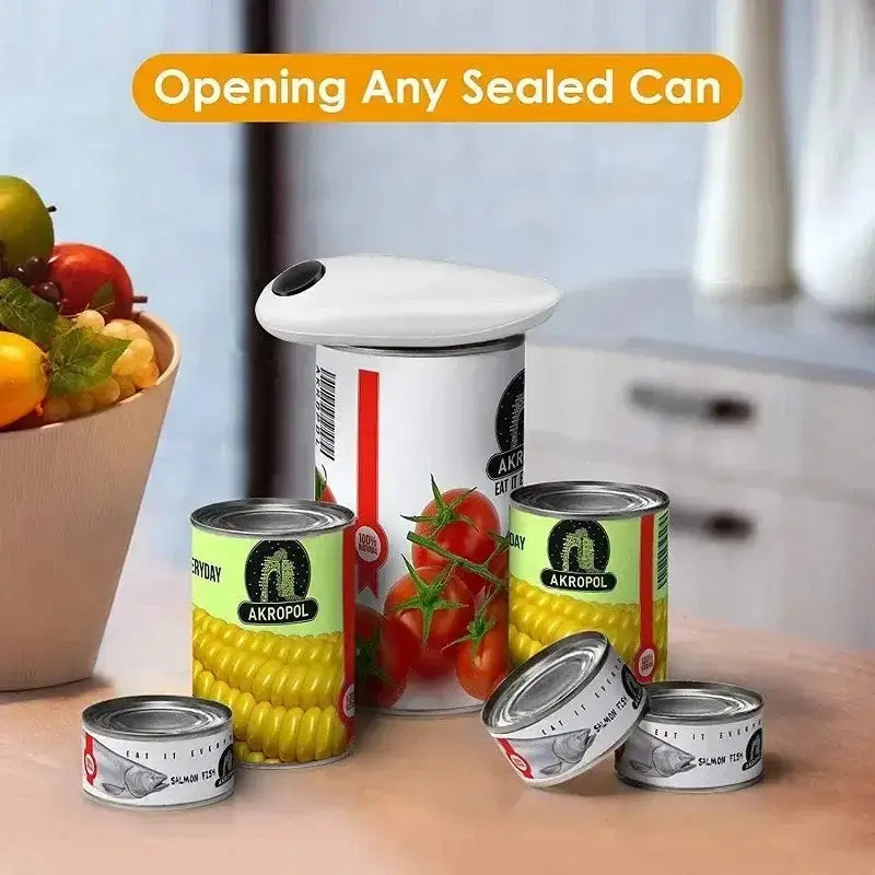 Ouvre-boîte électrique Ouvre-boîte manuel Ouvre-bouteilles Outil de cuisine Pas de bords tranchants Ouvre-bocaux portatifs Gadgets de cuisine Ouvre-boîtes Bantout.prod