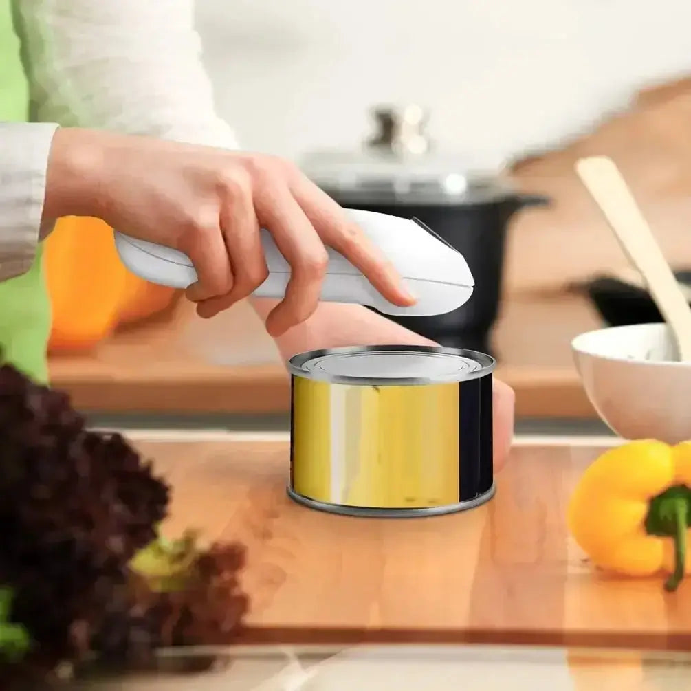 Ouvre-boîte électrique Ouvre-boîte manuel Ouvre-bouteilles Outil de cuisine Pas de bords tranchants Ouvre-bocaux portatifs Gadgets de cuisine Ouvre-boîtes Bantout.prod