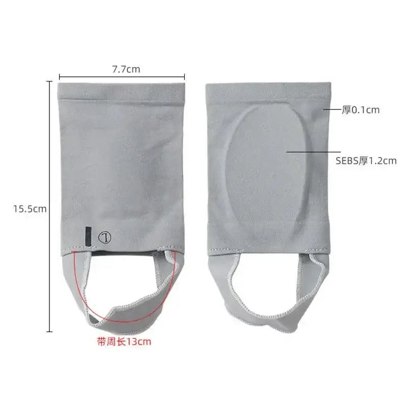 "Pair of arch support sleeves for flat feet, compression braces for plantar fasciitis and foot swelling relief"