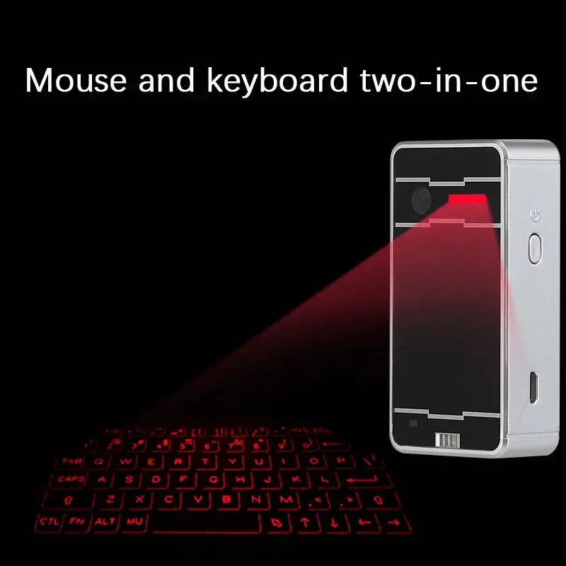 Portable Bluetooth Virtual Laser Keyboard Wireless Projector Keyboard With Mouse function For iphone Tablet Computer Phone Bantout.prod