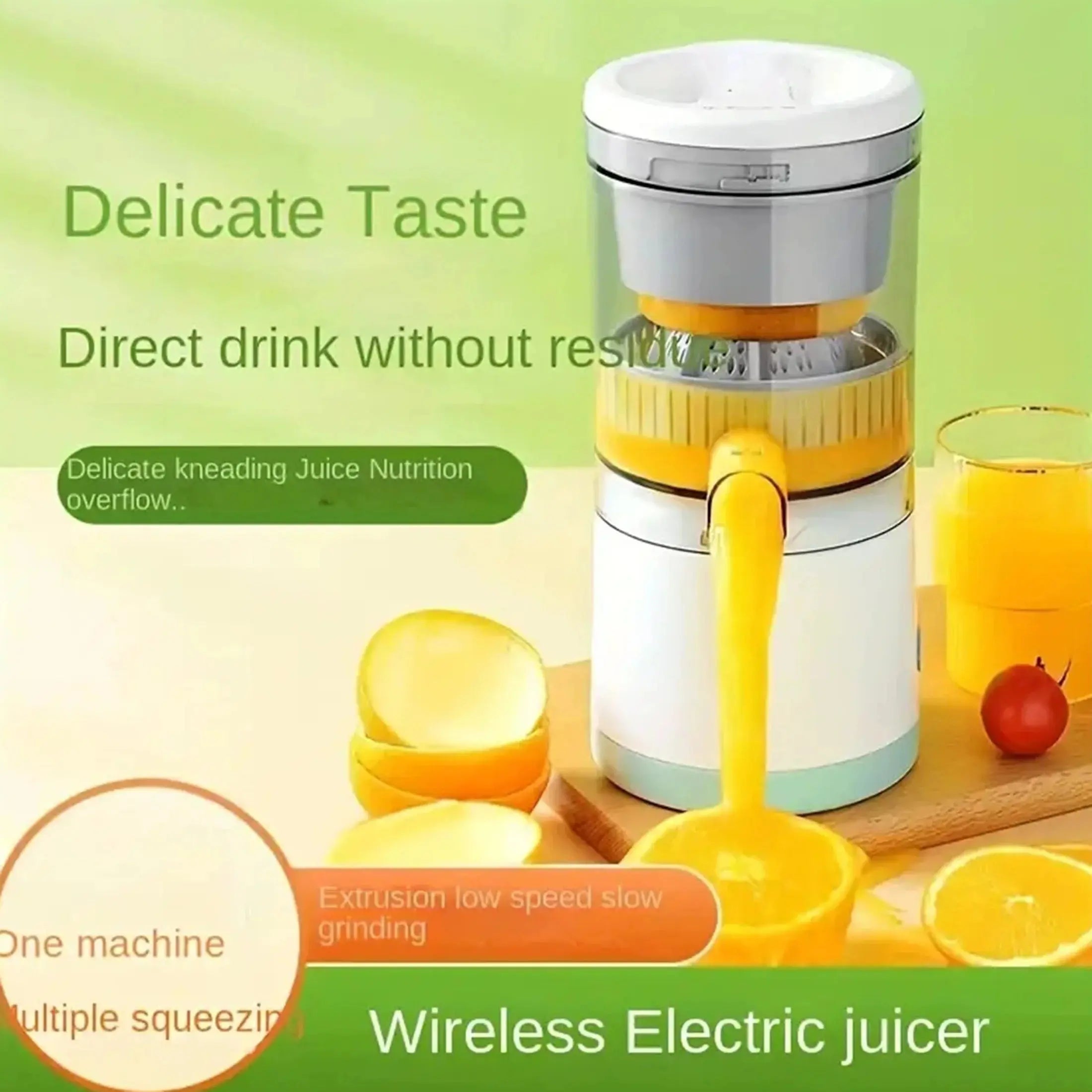 Portable Electric Citrus Juicer USB Charging Orange Juice Squeezer Machine Lemon Fruit Blender Automatic Fresh Squeezing Mixer Bantout.prod