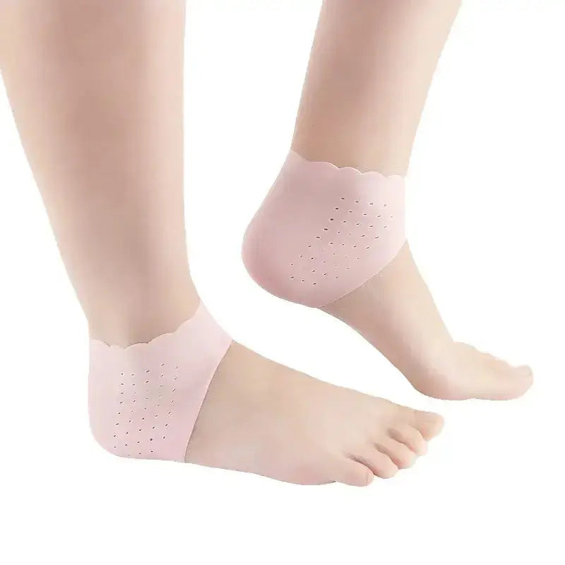 Protège-talon en silicone, coussinets de protection pour épine calcanéenne, pour soulager la fasciite plantaire, la douleur au talon, réduit la pression sur le talon, 1 paire Bantout.prod