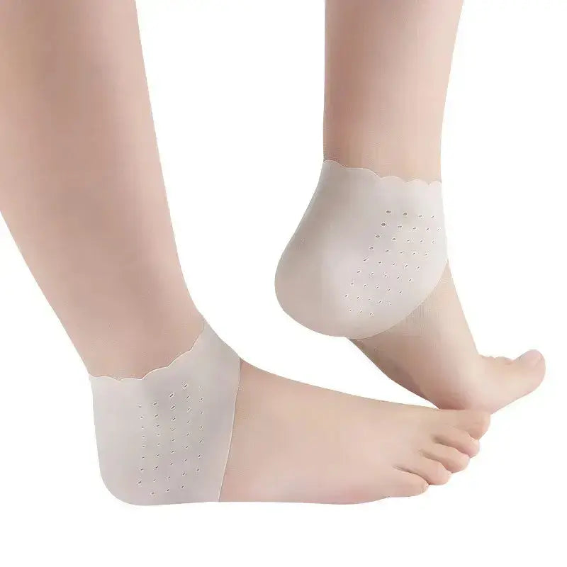 Protège-talon en silicone, coussinets de protection pour épine calcanéenne, pour soulager la fasciite plantaire, la douleur au talon, réduit la pression sur le talon, 1 paire Bantout.prod