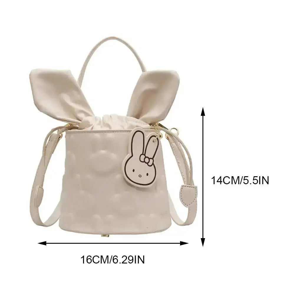 Sac à bandoulière pour femmes au design mignon avec oreilles d&