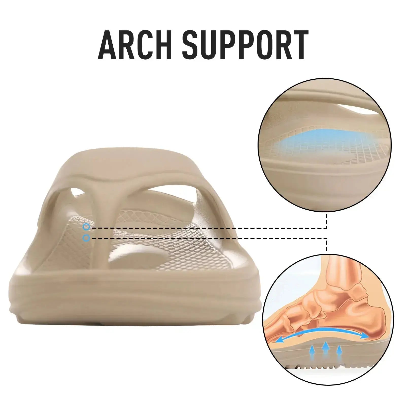 Sandales orthopédiques pour femmes avec support de voûte plantaire, confort et design moderne.
