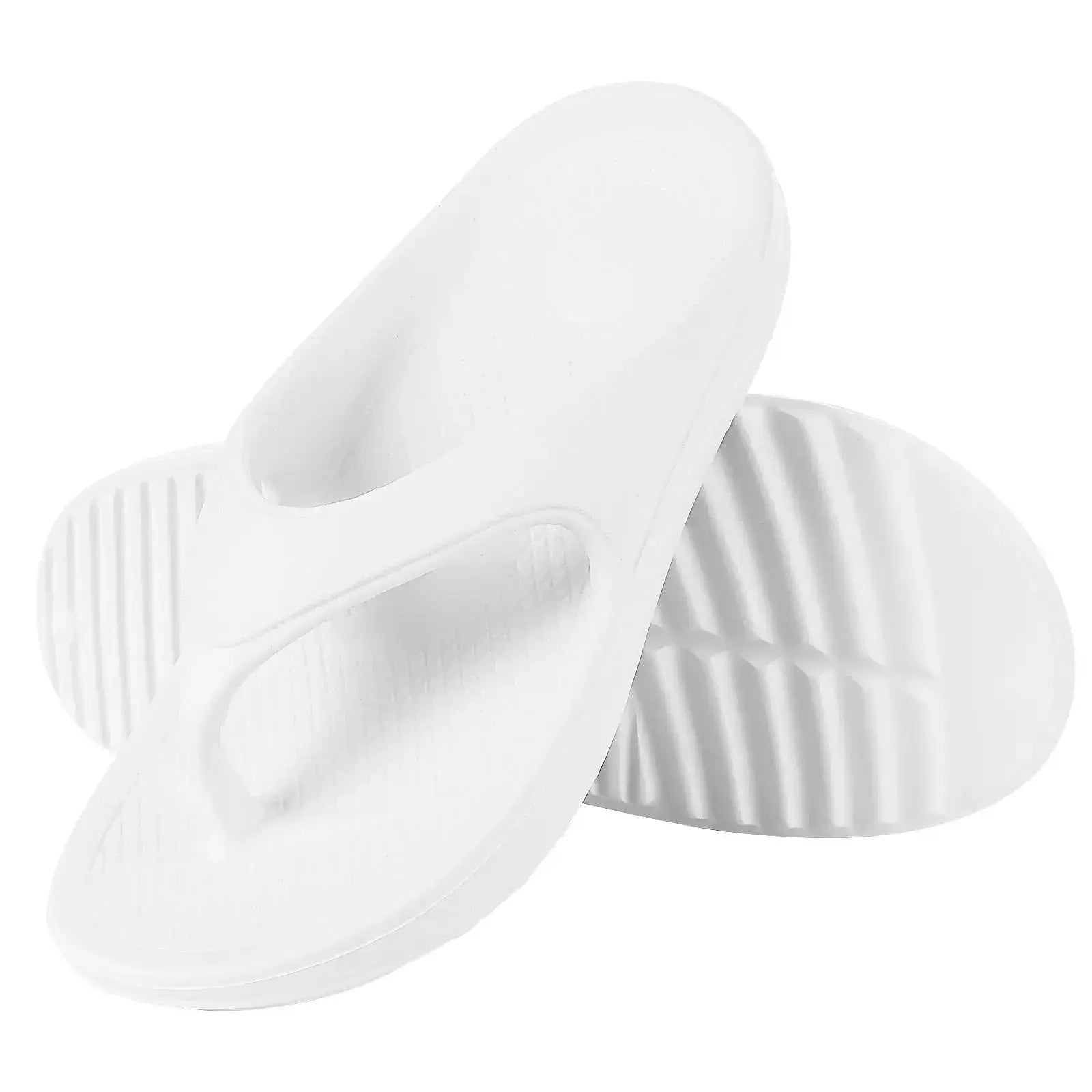 Sandales orthopédiques pour femmes, blanches, avec semelles en EVA, modernes et décontractées.