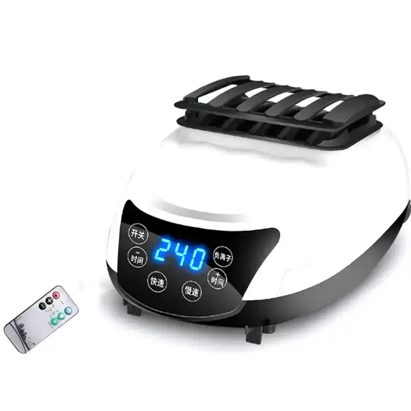 Sèche-linge électrique portable Smart Press avec écran numérique et télécommande, capacité de séchage rapide.