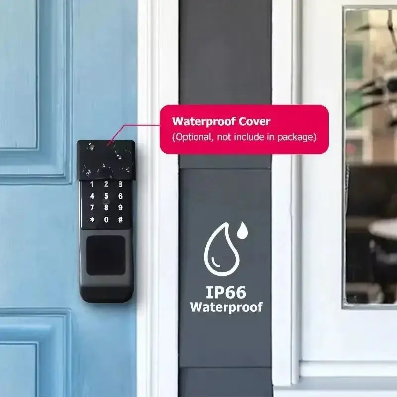 Serrure intelligente WiFi Tuya étanche, double verrouillage par empreinte digitale Bantout.prod