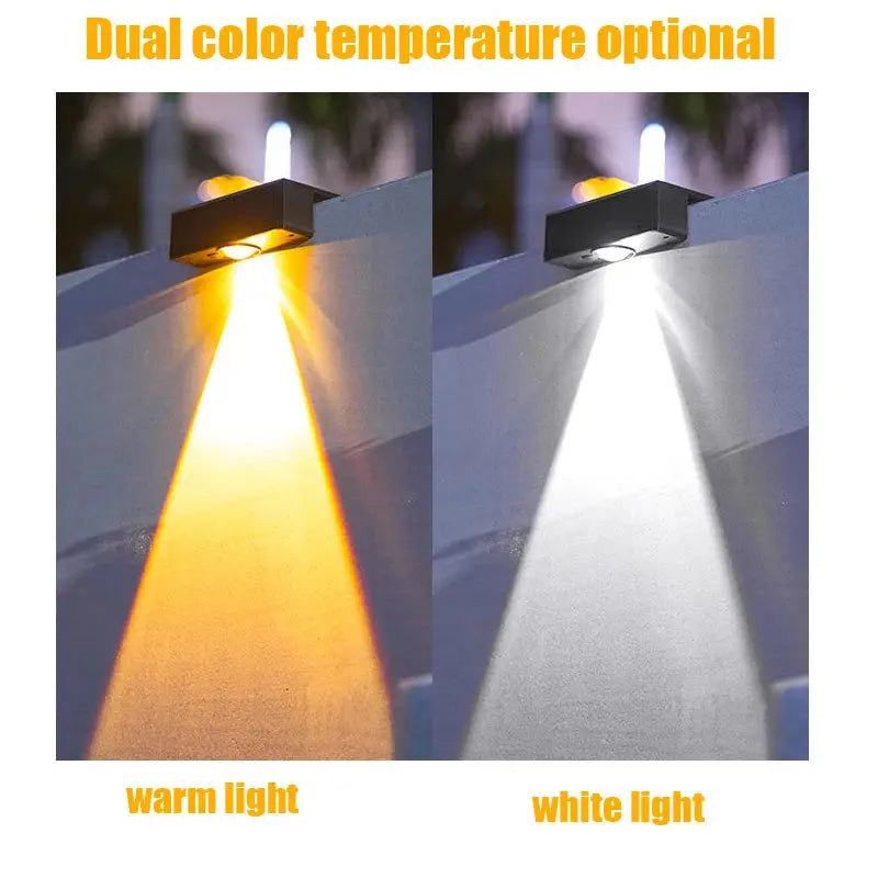 Solar Wall Washing Lamp Waterproof Outdoor LED Wall Light Courtyard Lamp Decorative Balcony Garden Bantout.prod