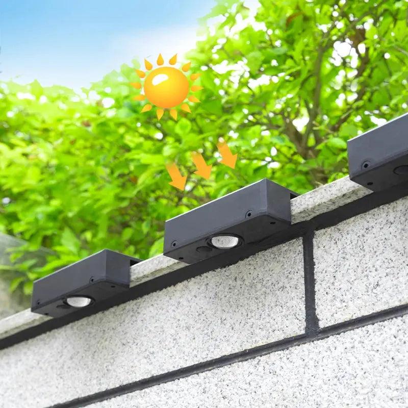 Solar Wall Washing Lamp Waterproof Outdoor LED Wall Light Courtyard Lamp Decorative Balcony Garden Bantout.prod