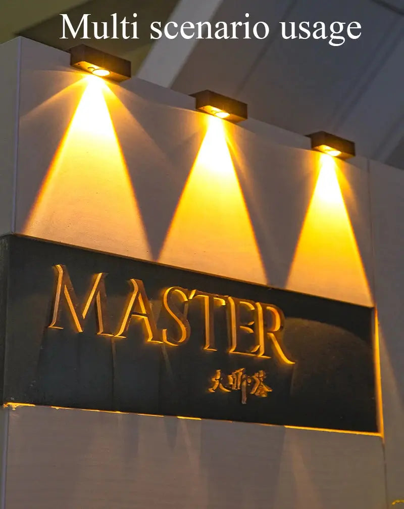 Solar Wall Washing Lamp Waterproof Outdoor LED Wall Light Courtyard Lamp Decorative Balcony Garden Bantout.prod