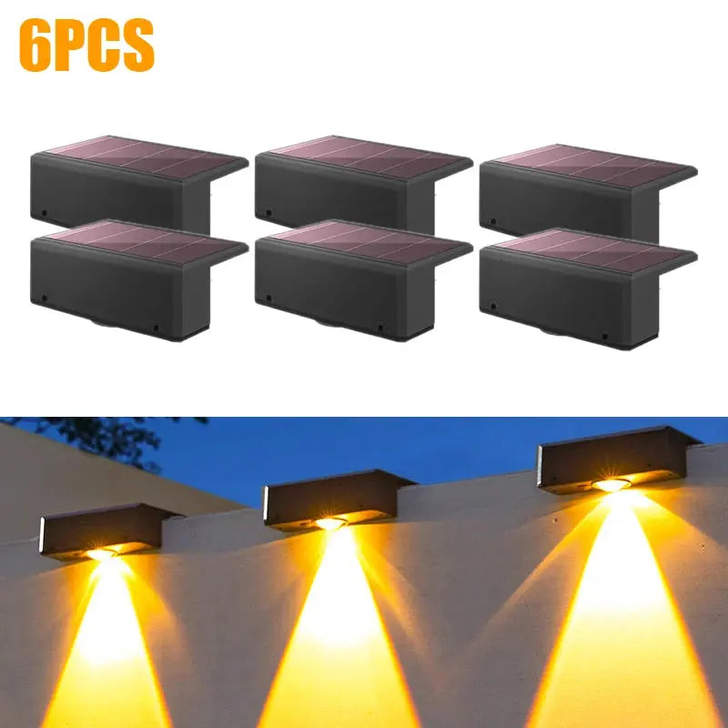 Solar Wall Washing Lamp Waterproof Outdoor LED Wall Light Courtyard Lamp Decorative Balcony Garden Bantout.prod