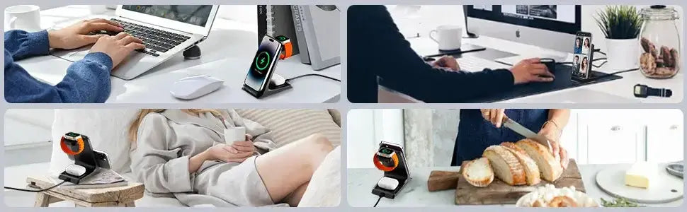 Support de chargeur sans fil Station de charge rapide portable pour iPhone 16/15/14 Pro Max Bantout.prod