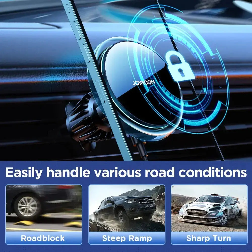 Support de téléphone magnétique pour voiture Joyroom, chargeur sans fil pour iPhone 15 14 13 Pro Max Bantout.prod