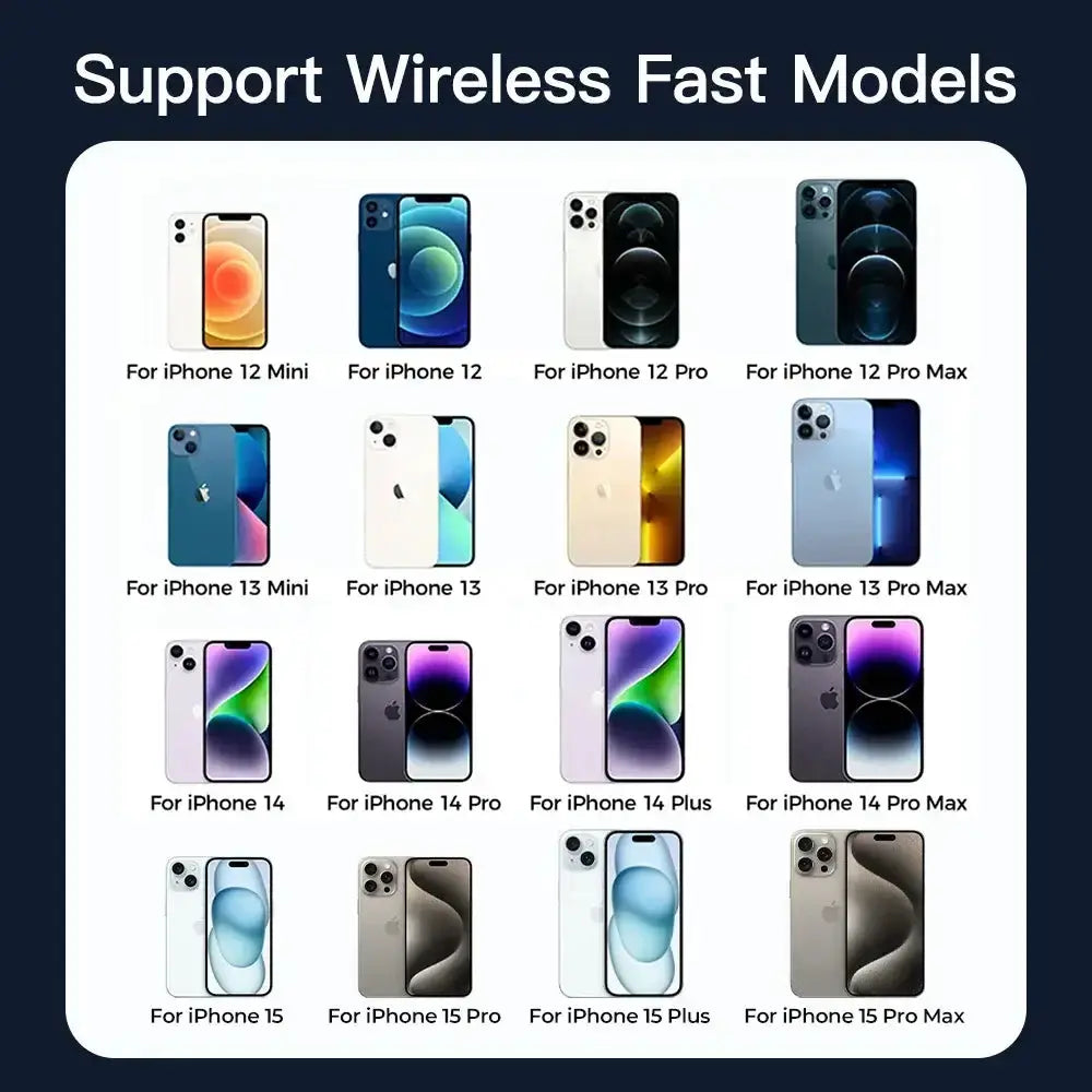 Support de téléphone magnétique pour voiture Joyroom, chargeur sans fil pour iPhone 15 14 13 Pro Max Bantout.prod