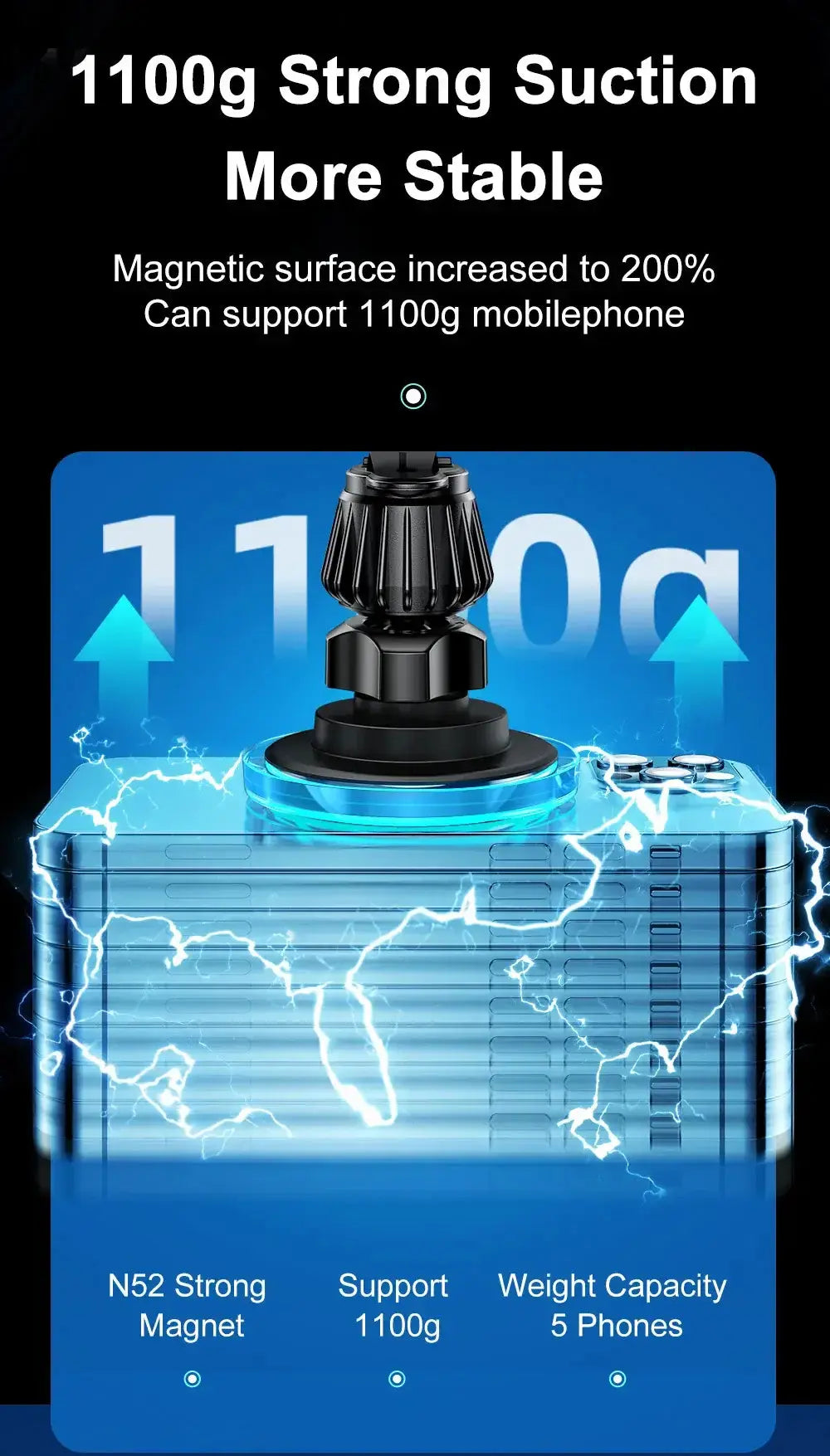 Support de téléphone magnétique pour voiture Joyroom, chargeur sans fil pour iPhone 15 14 13 Pro Max Bantout.prod