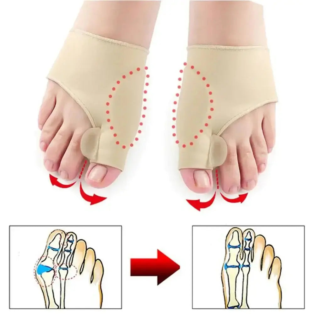 &quot;1 pair toe separator bunion corrector for mild bunion, hammer toe straightening, and foot pain relief orthopedic foot care&quot;
