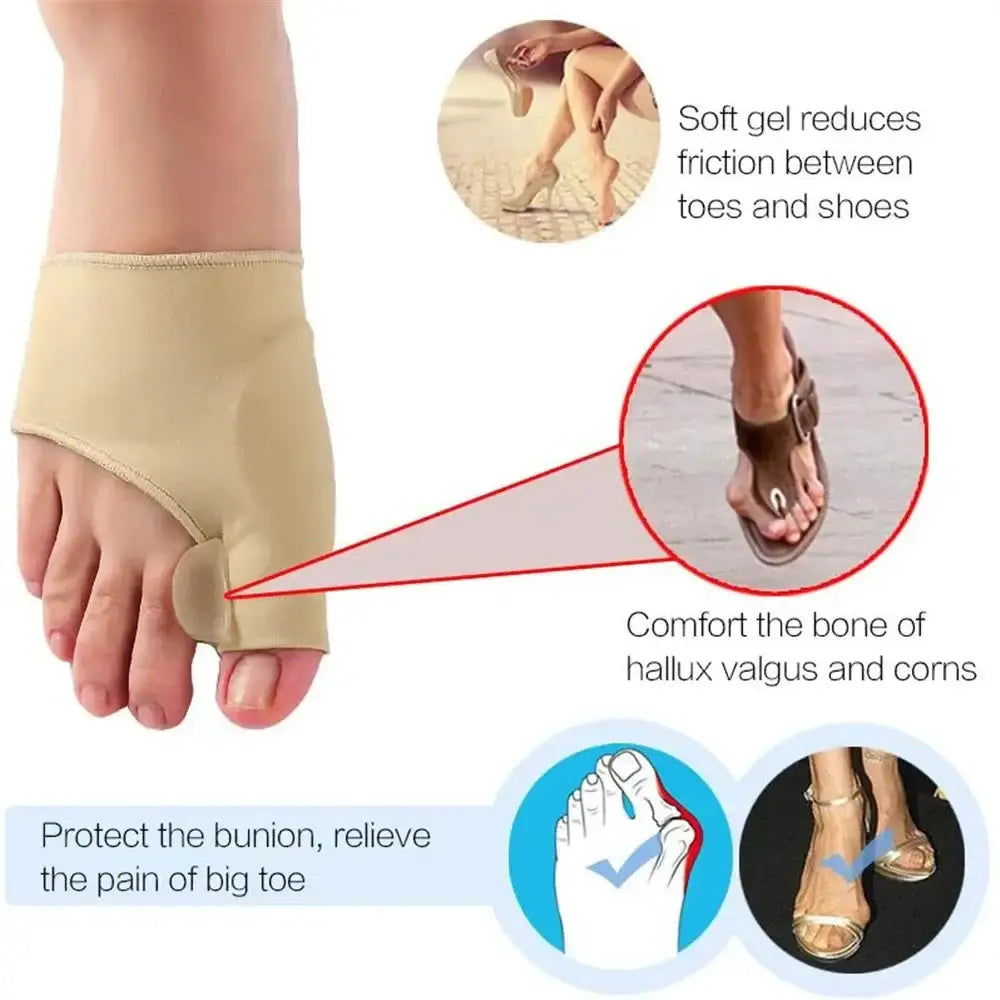 &quot;1 pair toe separator bunion corrector for mild bunion, hammer toe straightening, and foot pain relief orthopedic foot care&quot;