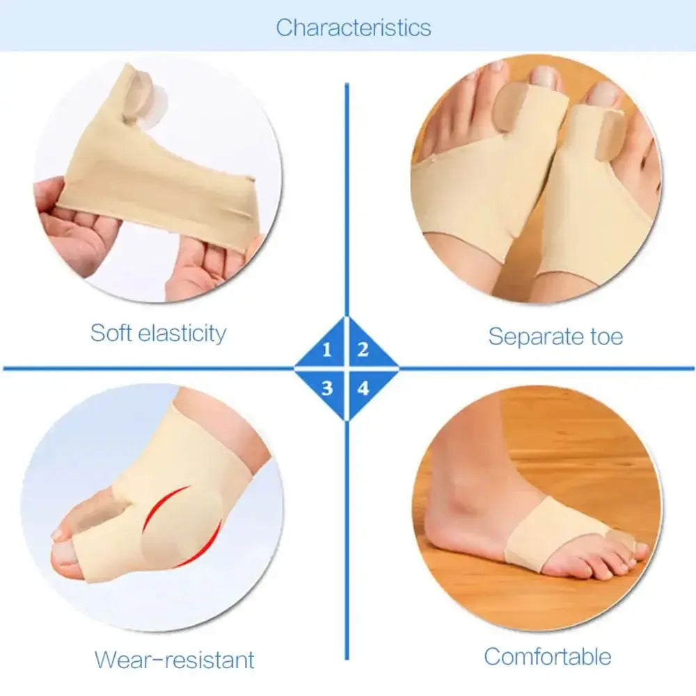 &quot;1 pair toe separator bunion corrector for mild bunion, hammer toe straightening, and foot pain relief orthopedic foot care&quot;