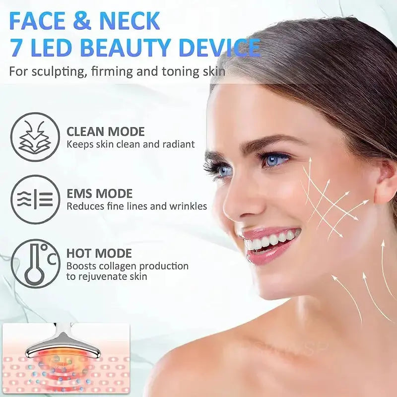 Appareil de massage facial pour le cou et le visage, outil de soins de la peau, lifting et raffermissement Bantout.prod