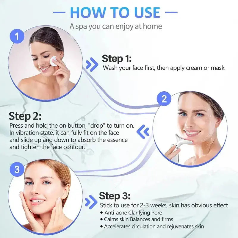 Appareil de massage facial pour le cou et le visage, outil de soins de la peau, lifting et raffermissement Bantout.prod