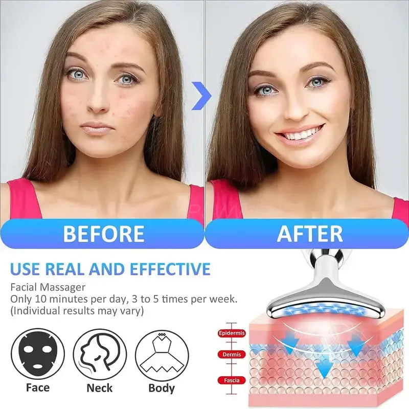 Appareil de massage facial pour le cou et le visage, outil de soins de la peau, lifting et raffermissement Bantout.prod