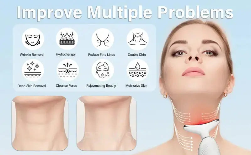 Appareil de massage facial pour le cou et le visage, outil de soins de la peau, lifting et raffermissement Bantout.prod