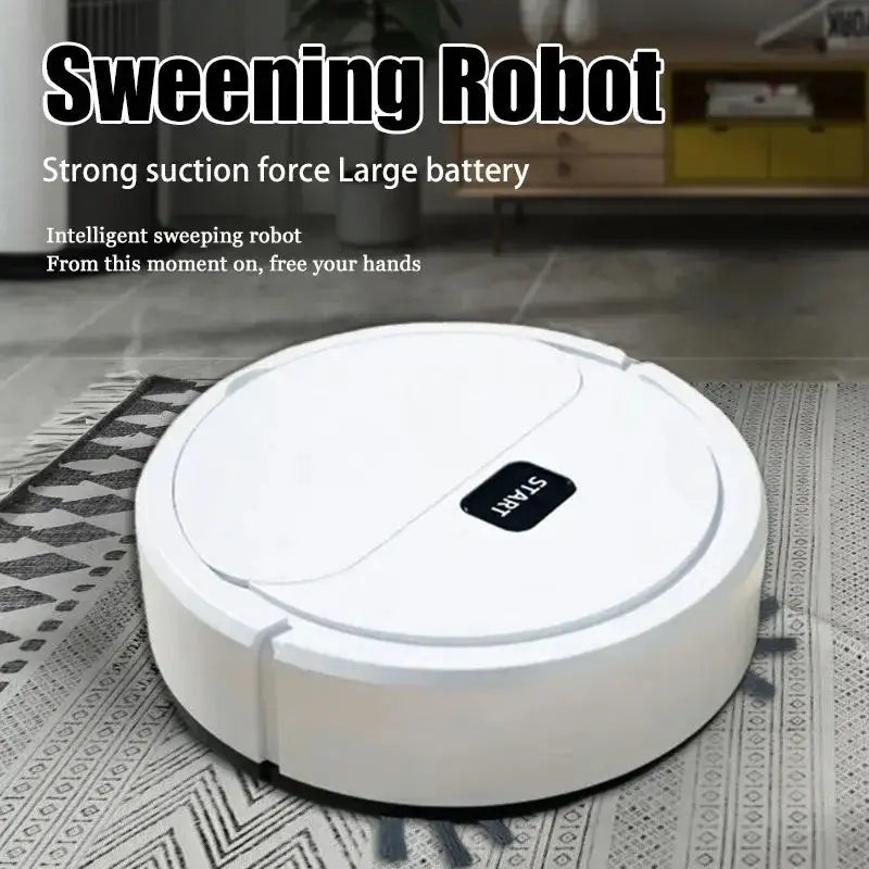 Aspirateur Robot Intelligent 3-en-1 Fully Automatic Sans Fil - Nettoyeur de Sol et Balayage pour un Usage Domestique, Mini Aspirateur Robot. Bantout.prod